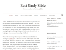 Tablet Screenshot of beststudybiblereview.com